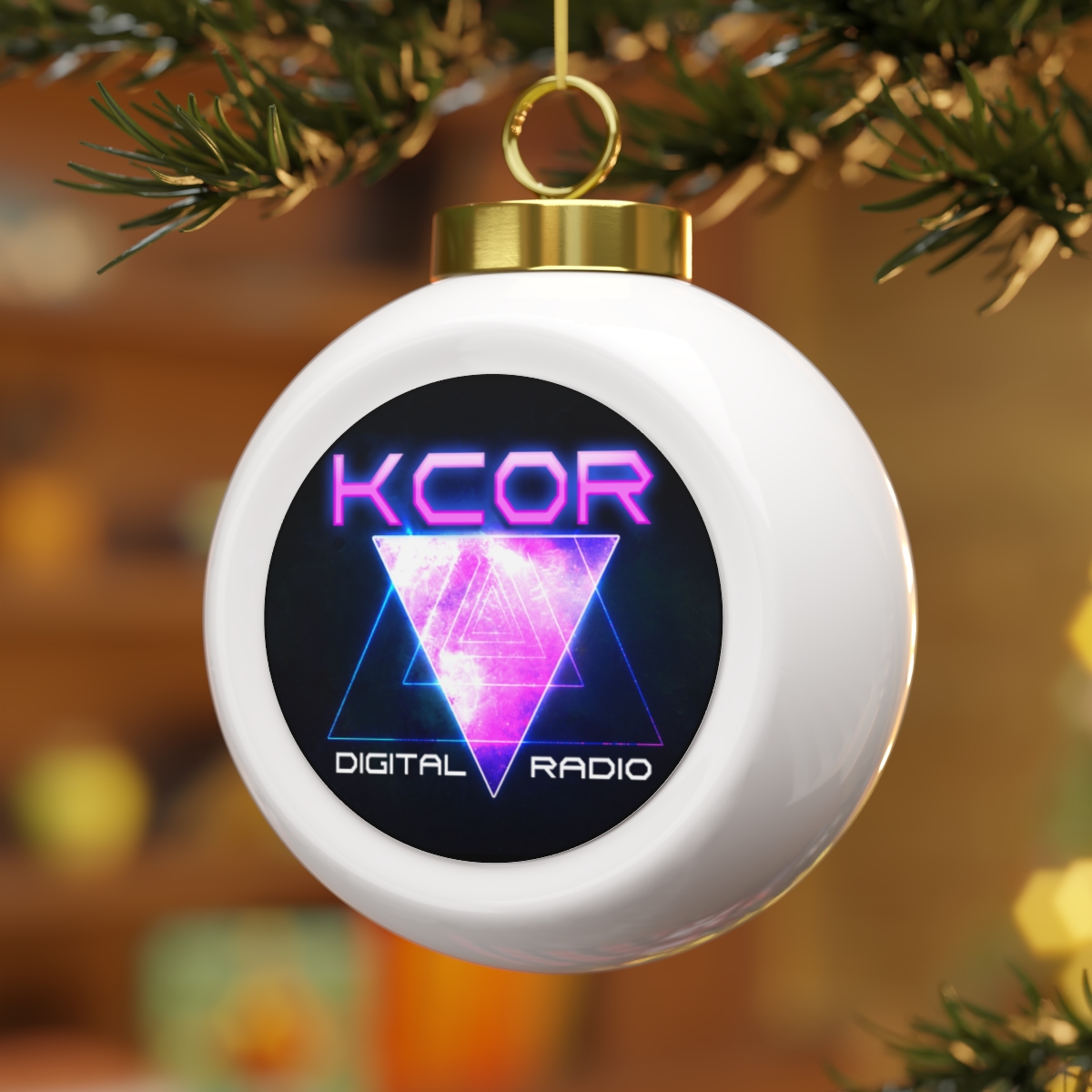 KCOR LOGO Tree Ornament