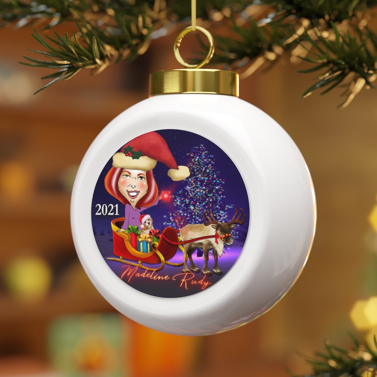 Madeline Rudy Christmas Ornament Context 1